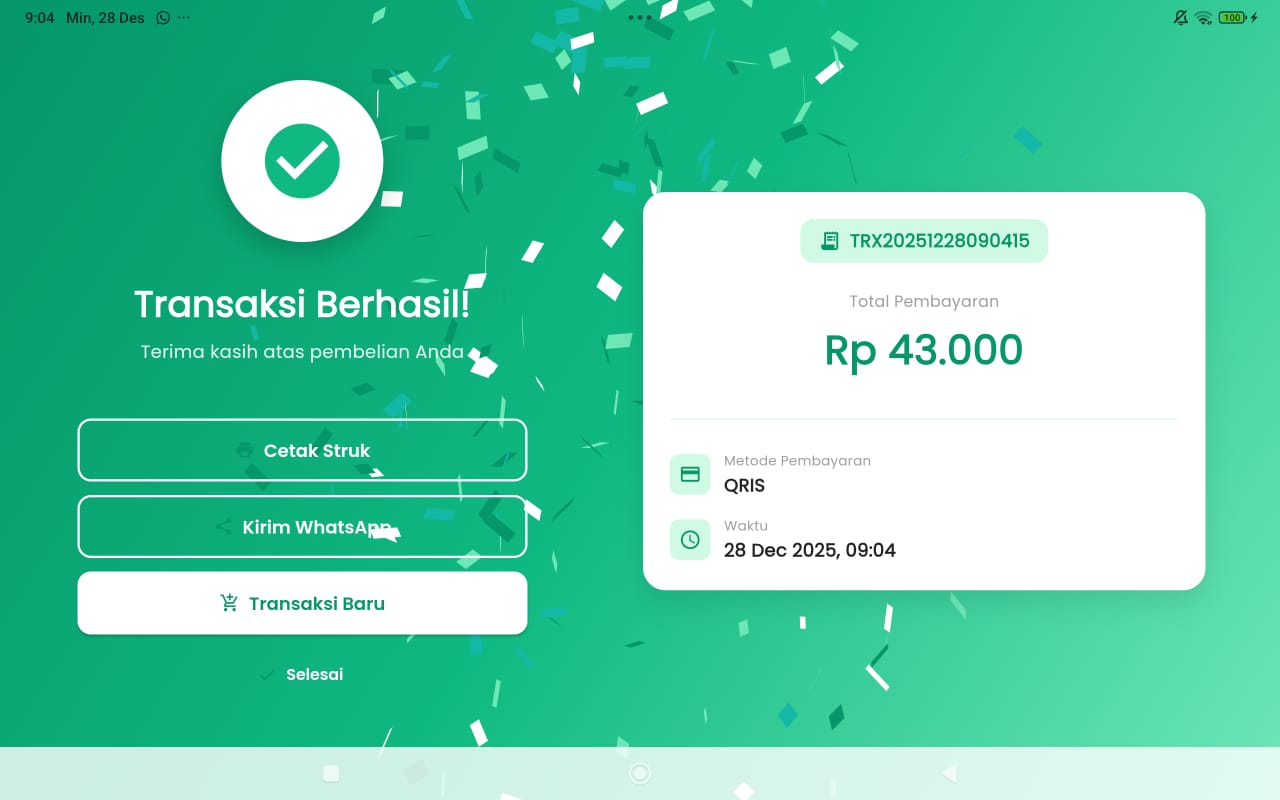 SKALA POS Digital Receipt